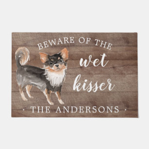 Long Haired Chihuahua Personalized Door Mat