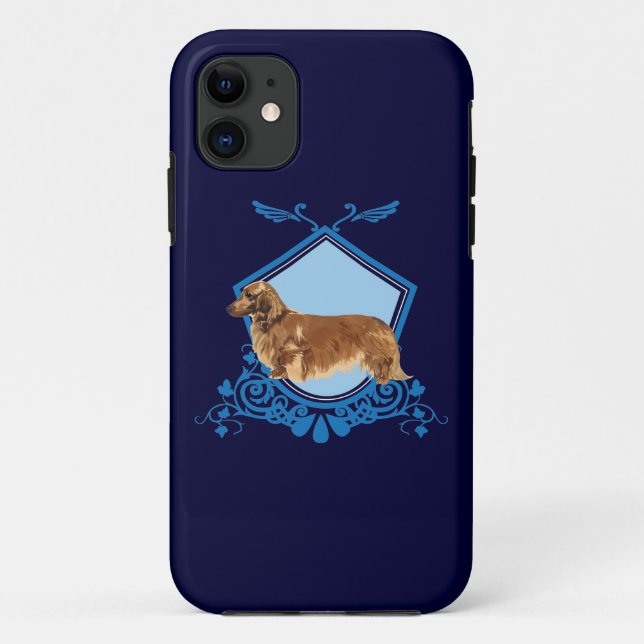 Long-haired Dachshund Case-Mate iPhone Case (Back)