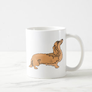 Long Haired Dachshund Coffee Mug