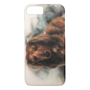 Long Haired Dachshund dog Case-Mate iPhone Case