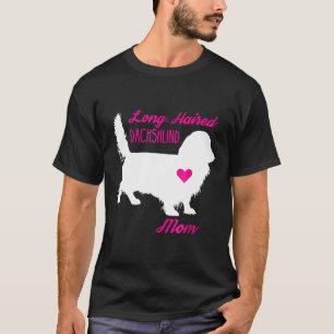 Long Haired Dachshund Mom-Mothers Day Wiener Dog T-Shirt