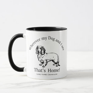 Long Haired Dachshund Mug