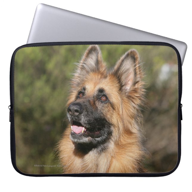 Long Haired German Shepherd 1 Laptop Sleeve (Front)