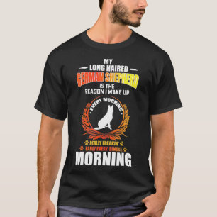 Long Haired German Shepherd Gsd T-Shirt