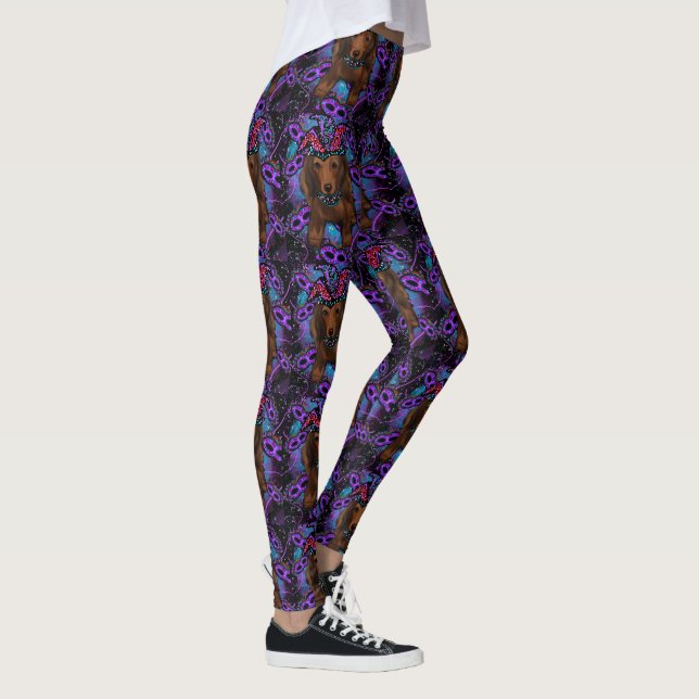 LONG HAIRED RED DOXIE        LEGGINGS (Right)