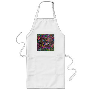 Long Happy Art: tablier "Californie Heureuse"