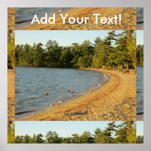 Long Island Beach Sand Poster