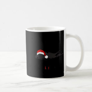 Long Island Christmas - Long Island Map With Santa Coffee Mug