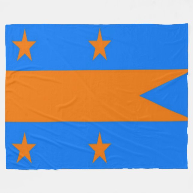 LONG ISLAND FLAG FLEECE BLANKET (Front (Horizontal))