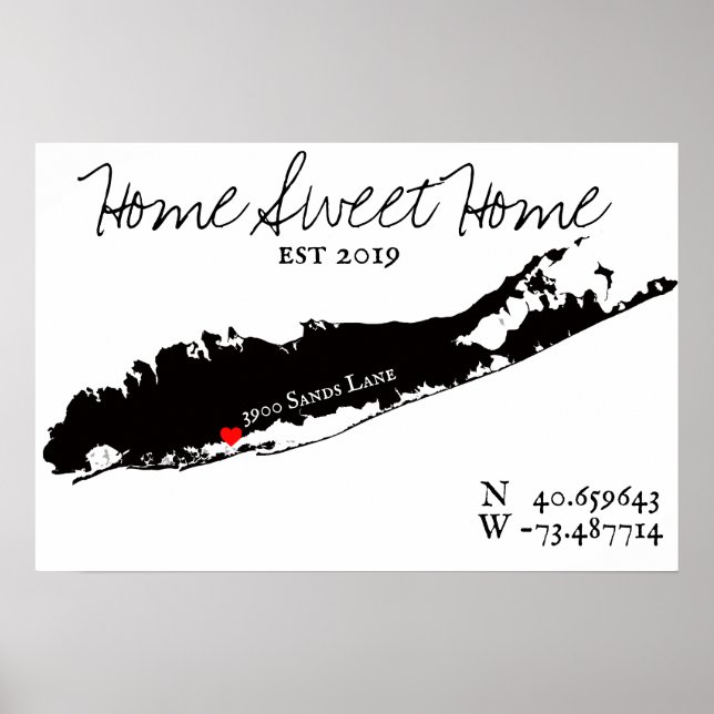 LONG ISLAND HOME SWEET HOME POSTER (Front)