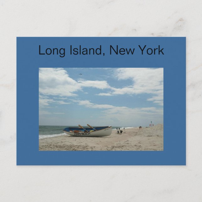 Long Island, New York Jones Beach Postcard (Front)