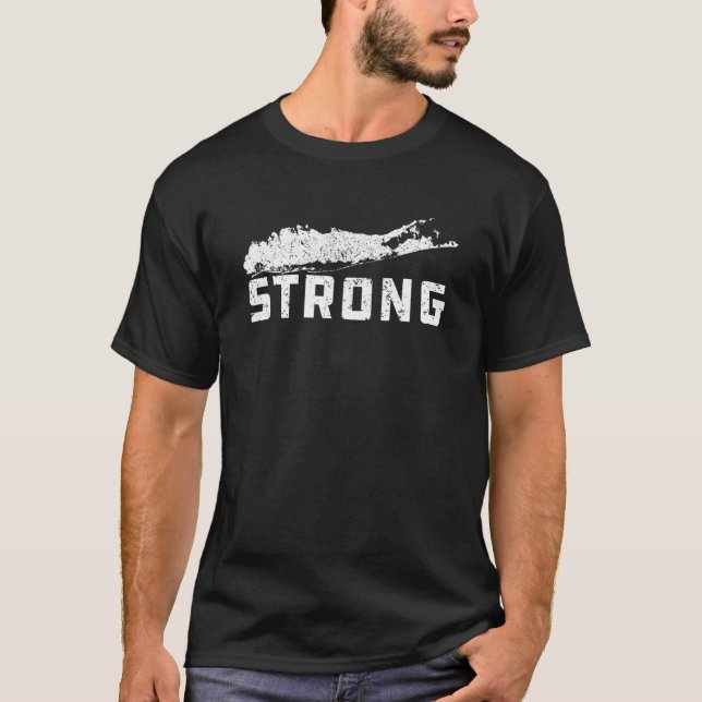 Long Island New York - Long Island NY Strong Home  T-Shirt (Front)