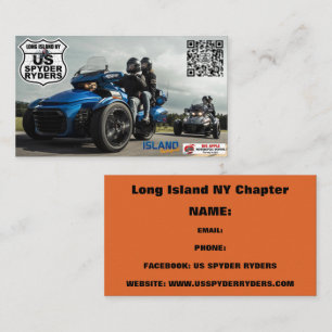 Long Island NY Chapitre  - Cartes de visite 3