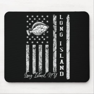Long Island Ny For Fluke Fishing Fishermen Mouse Pad