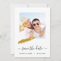 Long Island NY Map Photo Wedding Invite,