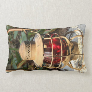 Long Island Railroad Lantern Pillow