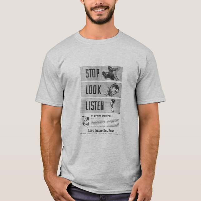 Long Island Railroad Safety T-Shirt (Front)