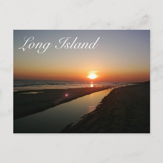Long Island Seashore Postcard (Front)