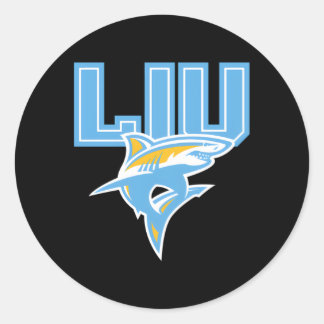 Long Island Sharks Liu Icon Classic Round Sticker