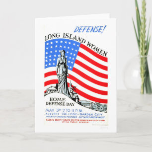 Long Island Women WWII 1941 WPA Card