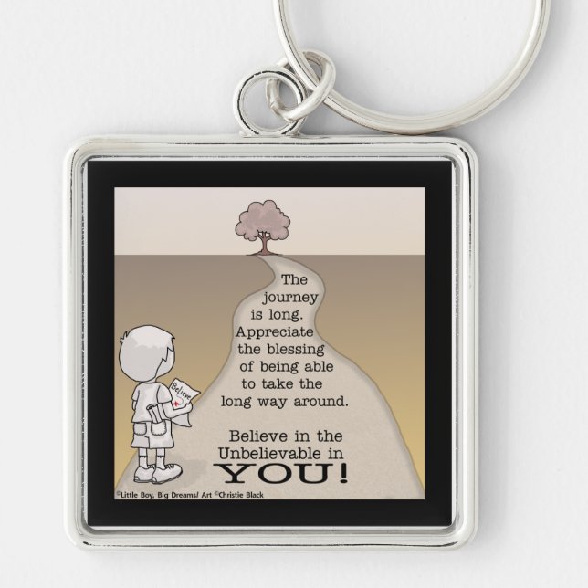 Long Journey Keychain (Front)