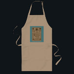 Long Kitchen Apron<br><div class="desc">Long Kitchen Apron with Ancient Hebrew Scroll Prayer. Good for Channukka and Shabbat kitchens. Great gifts and presents! Happy Chanukkah!</div>