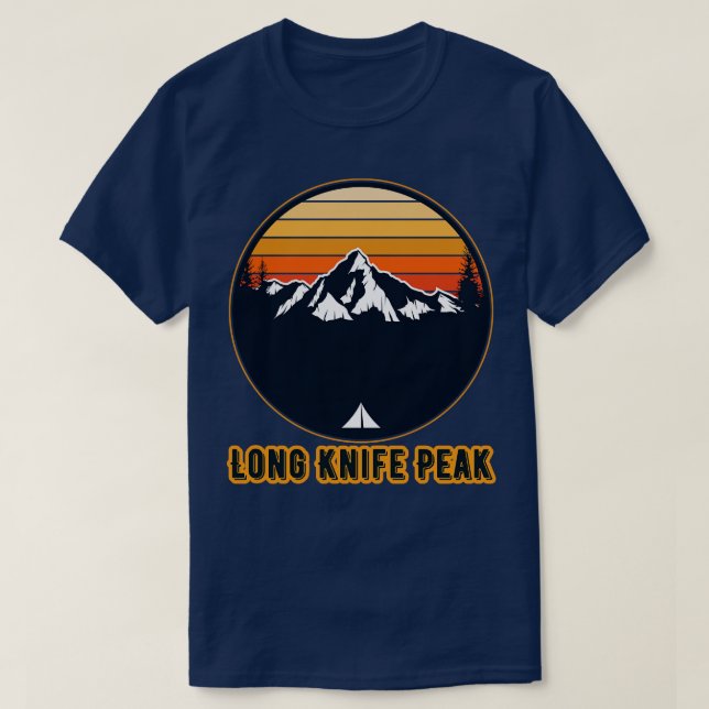 Long Knife Peak T-Shirt (Design Front)