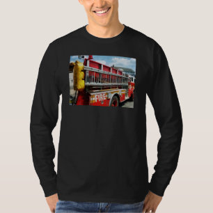 Long Ladder on Fire Truck T-Shirt