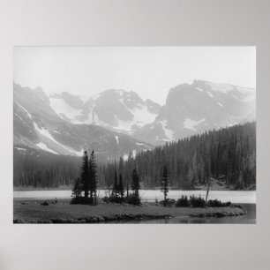 Long Lake and the Rockies Poster