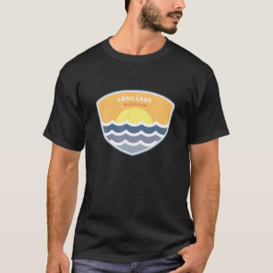 Long Lake Michigan MI Sunset Vacation Souvenir T-Shirt