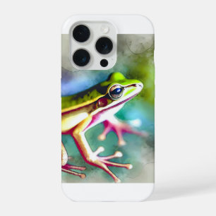 Long legged frog 100924AREF149 - Watercolor iPhone 15 Pro Case