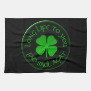 Long Life To You Irish Saying Kitchen Towel