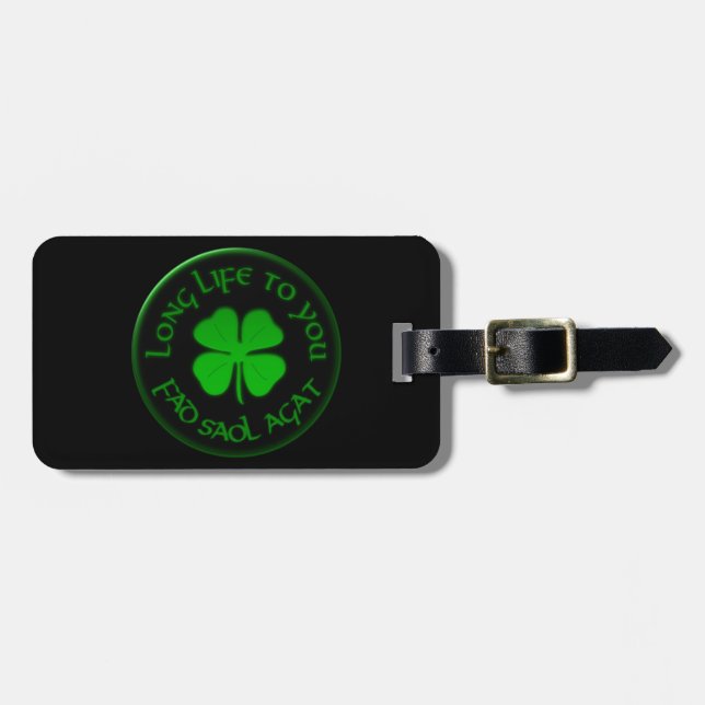 Long Life To You Irish Saying Luggage Tag (Front Horizontal)