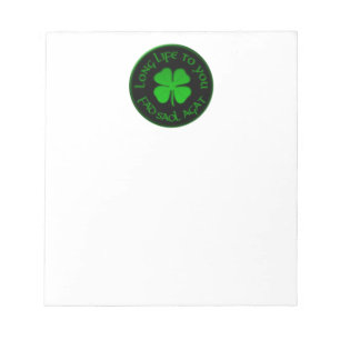 Long Life To You Irish Saying Notepad
