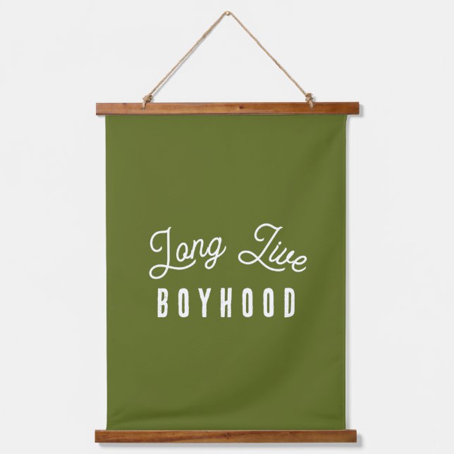 Long Live Boyhood Hanging Tapestry (Front)