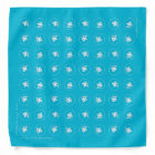 Long Live Cowboys Bandana - Turquoise