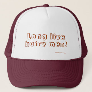 Long Live Hairy Men Customizable Hat Template