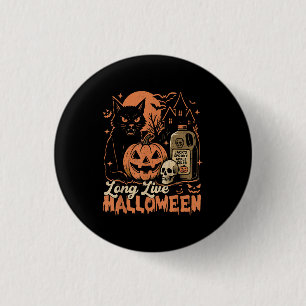 Long Live Halloween 1 Inch Round Button