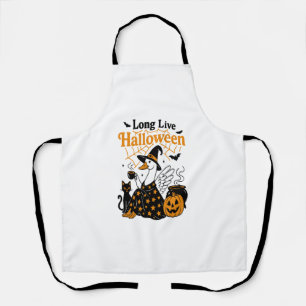 Long Live Halloween Goose Witch Apron