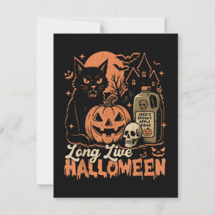 Long Live Halloween Postcard