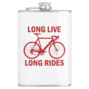 Long Live Long Rides Hip Flask