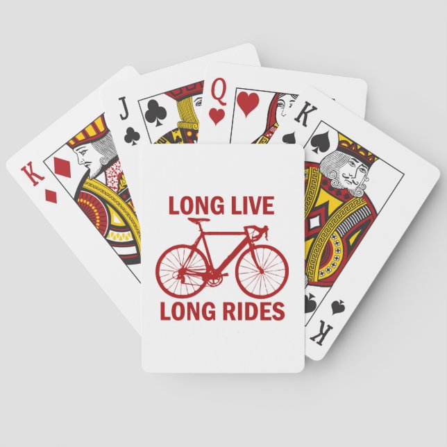 Long Live Long Rides Playing Cards (Back)