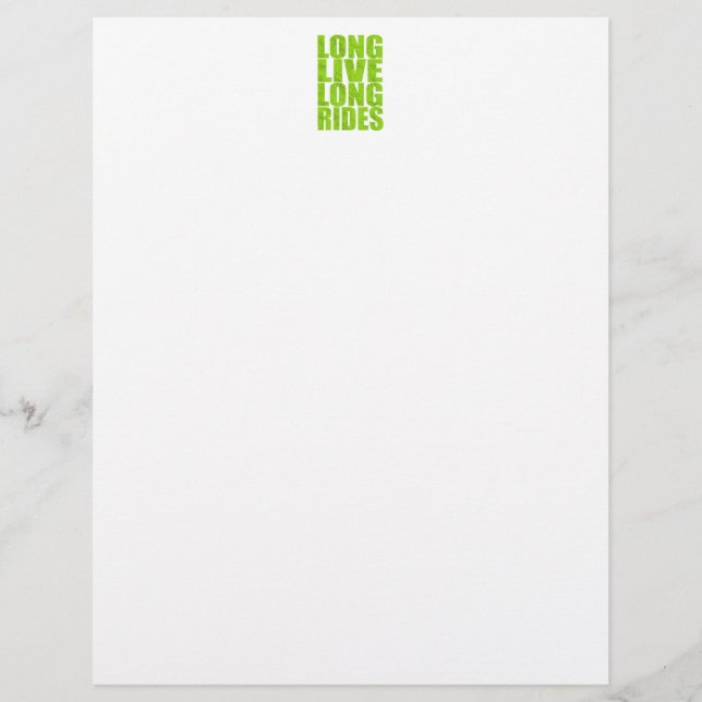 Long Live Long Rides (Topo) (Front)