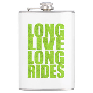 Long Live Long Rides (Topo) Hip Flask