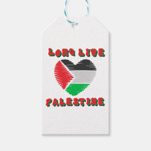 Long Live Palestine Gift Tags