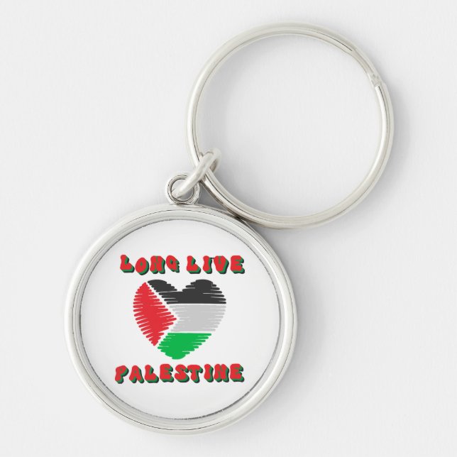 Long Live Palestine Keychain (Front)