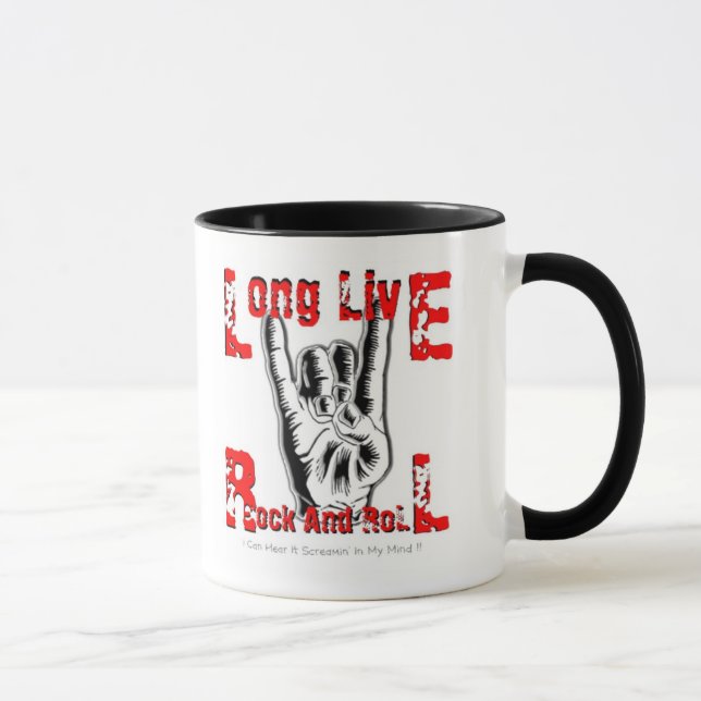 Long Live Rock And Roll Coffee Mug (Right)