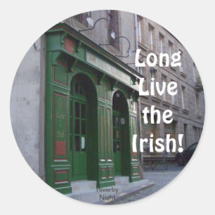 Long Live the Irish Classic Round Sticker