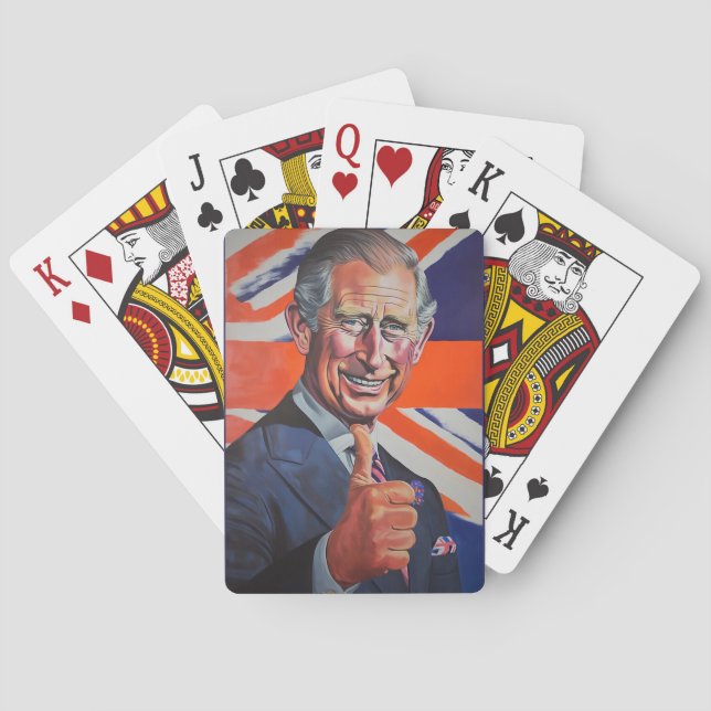 Long Live the King- Coronation May 06 AI Generated Playing Cards (Back)