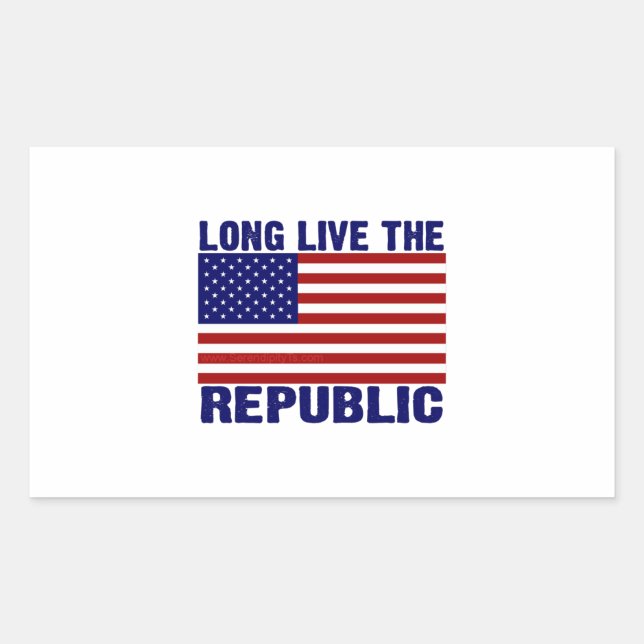 Long Live The Republic Sticker (Front)
